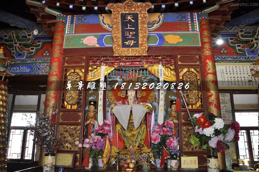 媽祖雕塑，玻璃鋼神仙雕塑